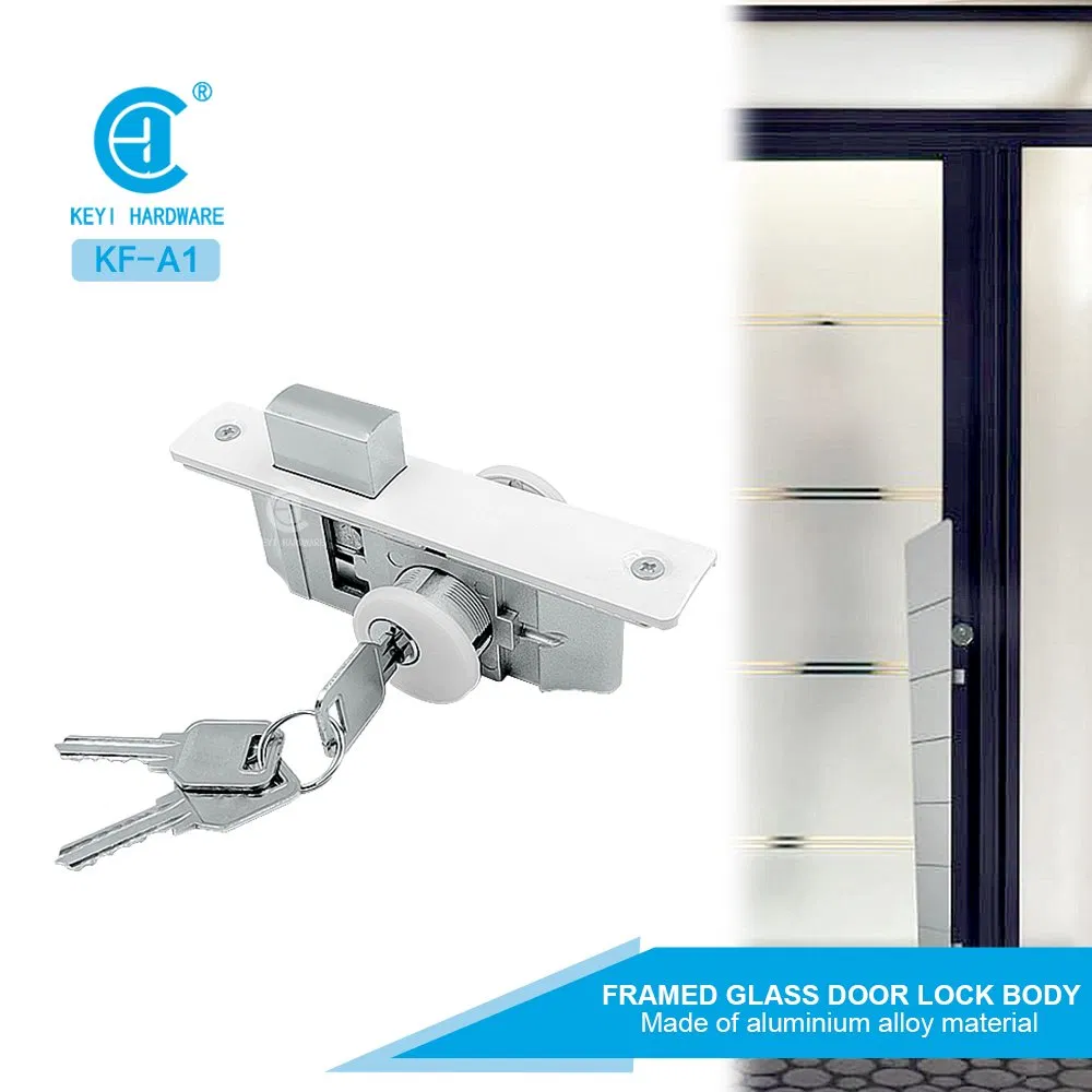 Aluminum Alloy Door Accessories Straight Tongue Double-Open Kfc Door Lock