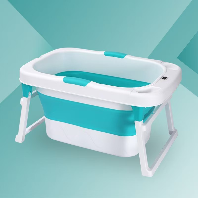 Складная детская ванночка для купания новорожденных