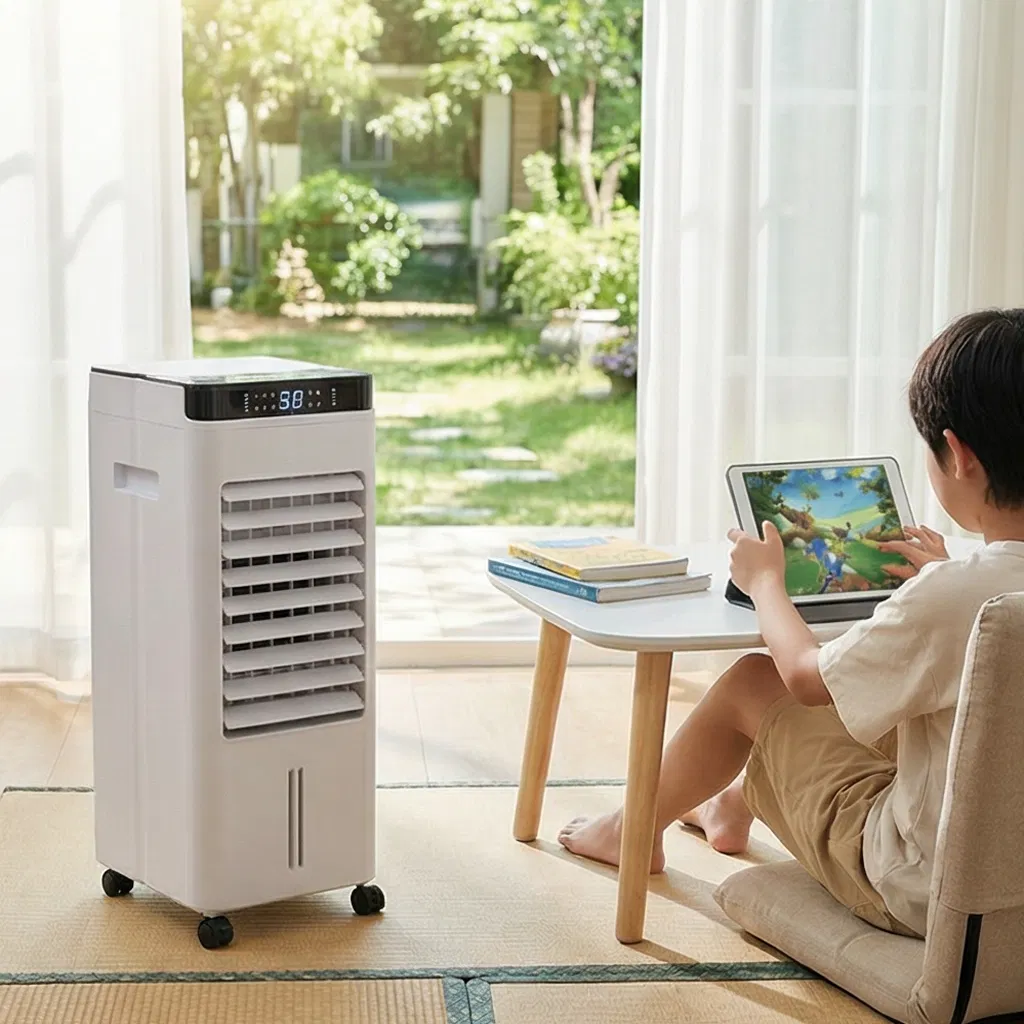 Compact and Portable Air Cooler for Efficient Air Humidification