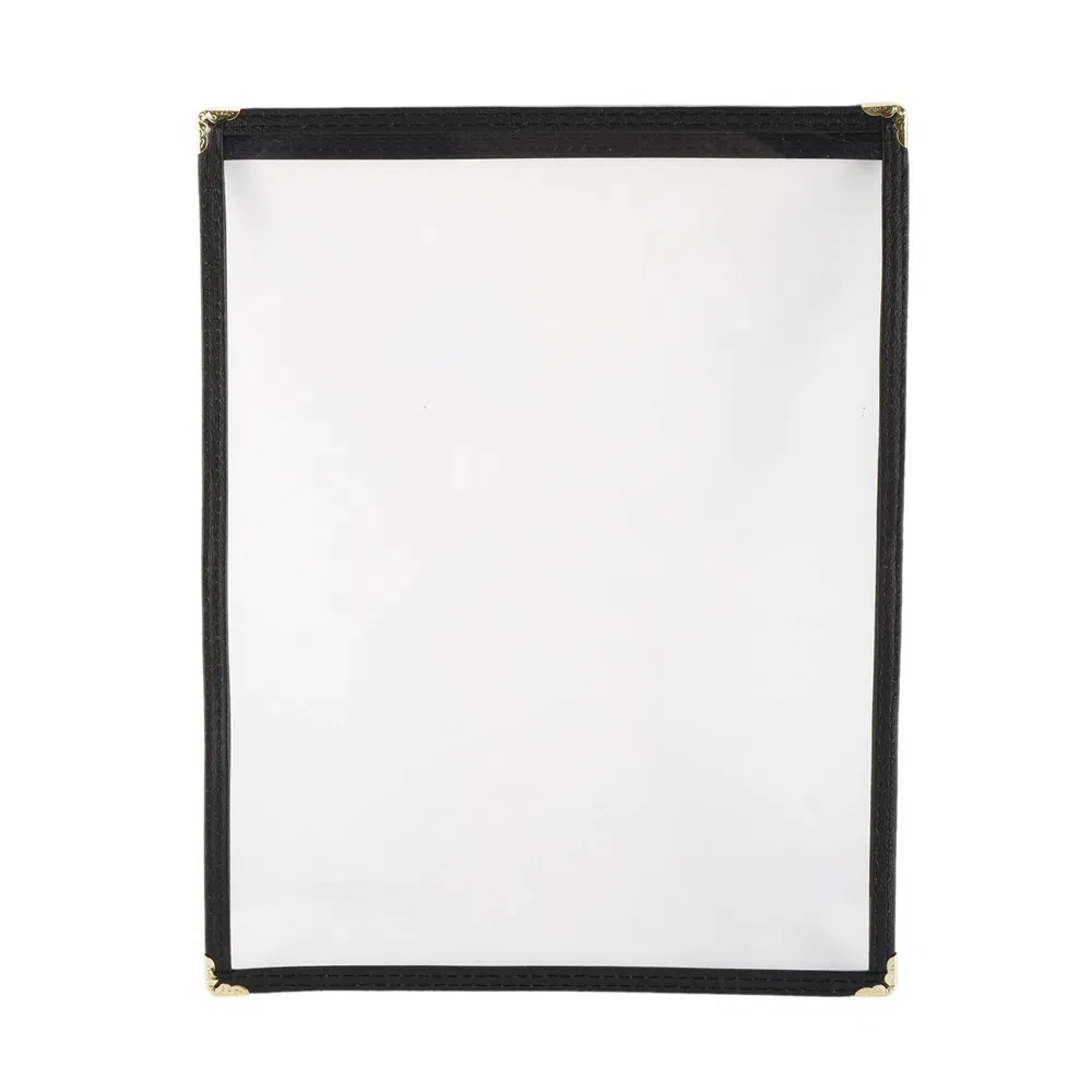 Single Page 2 View Book Golden Corner Hotel File Folder Food A4 Table Holder Restaurant Menu Cover