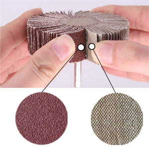Aluminium Oxide Abrasive Flap Wheel with Shaft for Metal