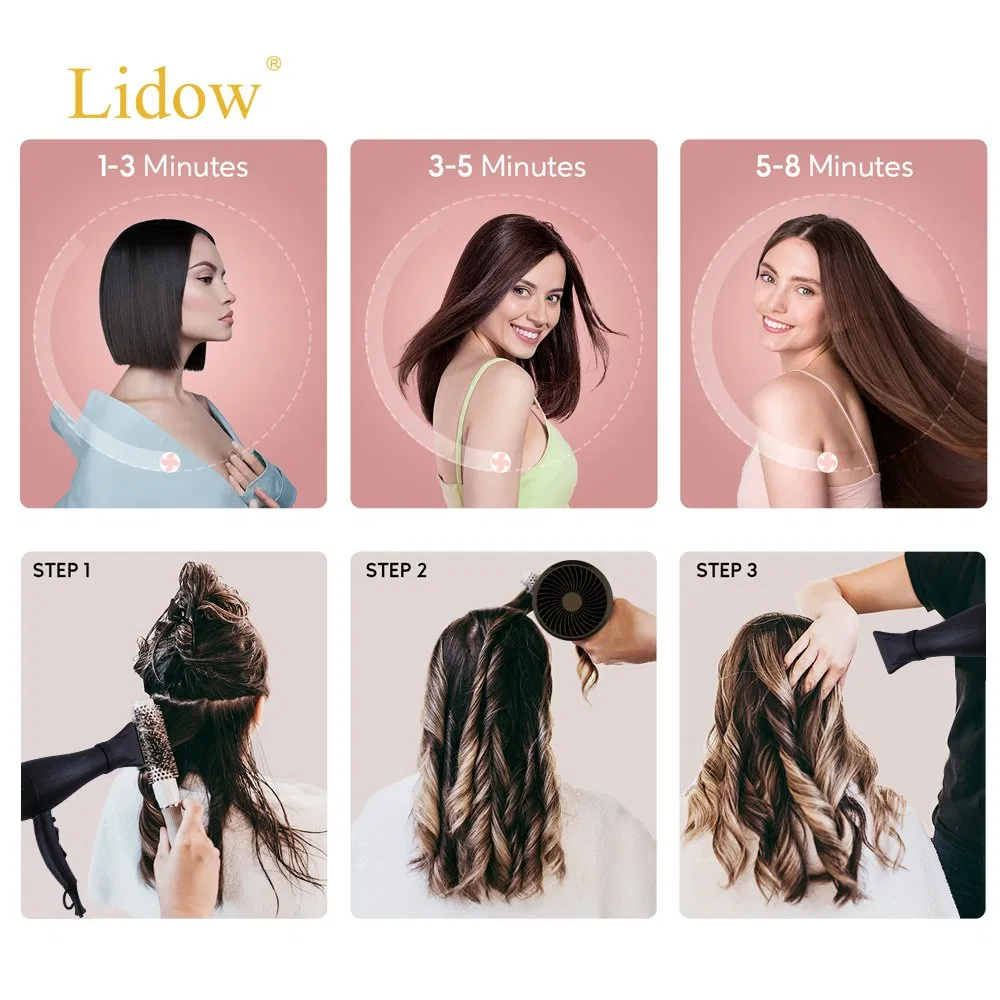 AC Motor Professional Blow Dryer Secadora De Cabello Strong Power Salon Hair Dryer