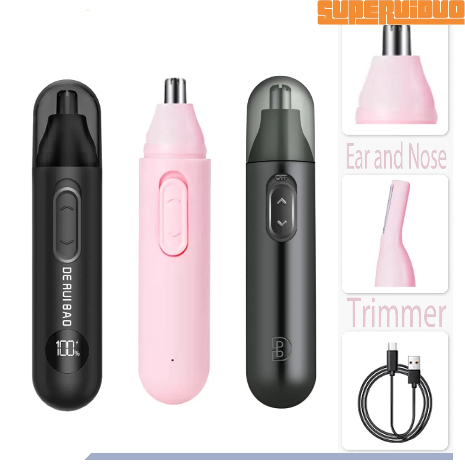 High-Performance Rotating Shaving Kit Nose Hair Trimmer