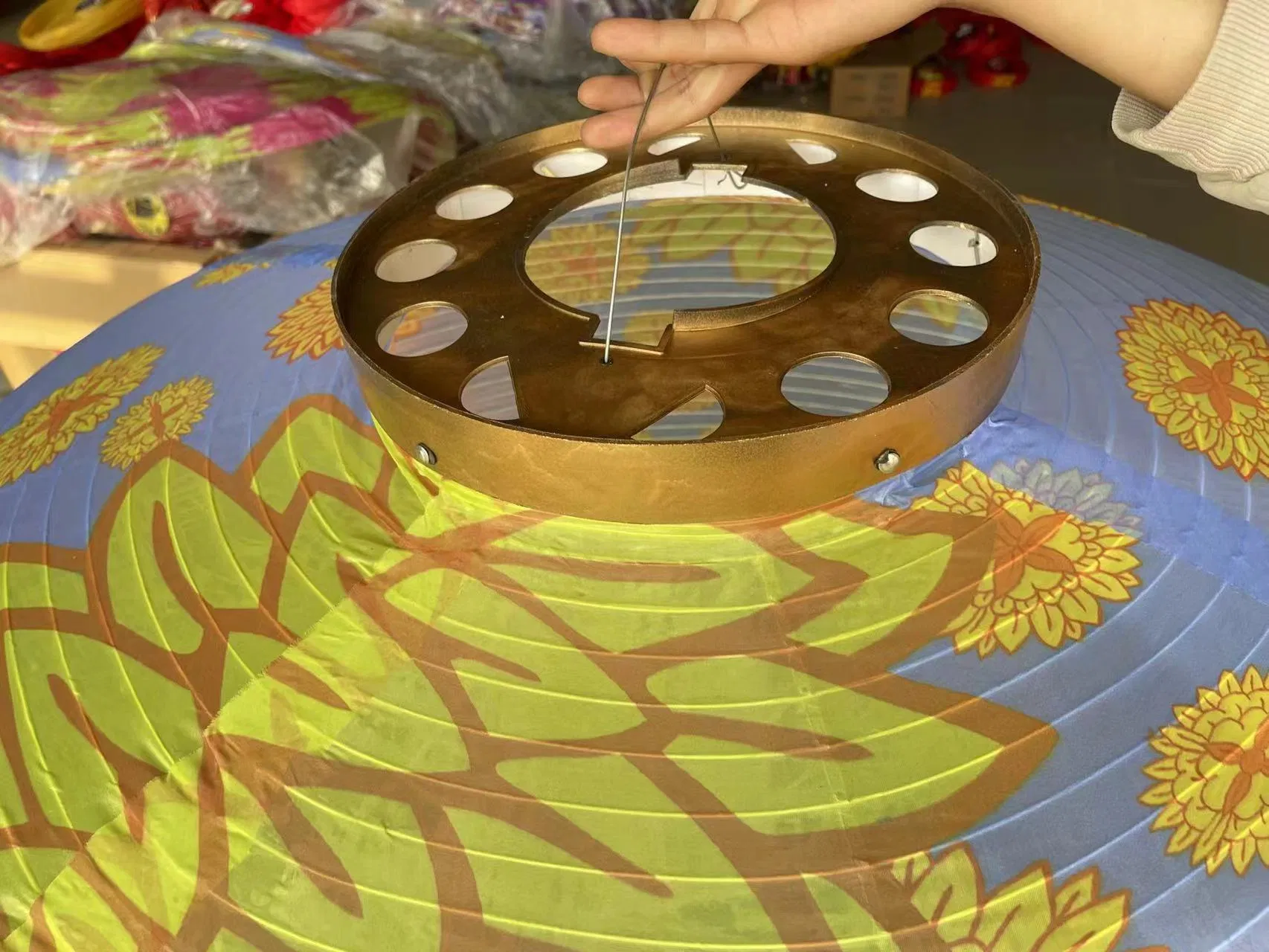 Outdoor Decorative Red Paper Lantern Furniture Bedroom Liveroom Chinese Knot