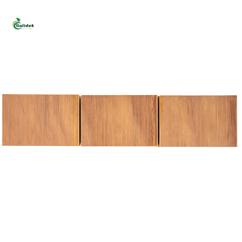 Premium Anti Slip Hardwood Garden Decking Outdoor Solid Wood Flooring