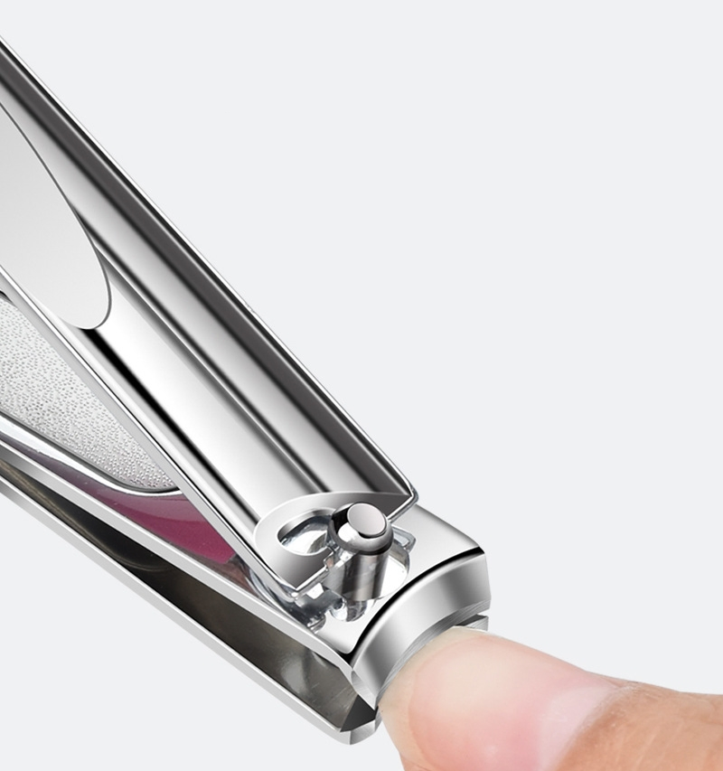 Silver-Colored Slanted-Tip Nail Clippers
