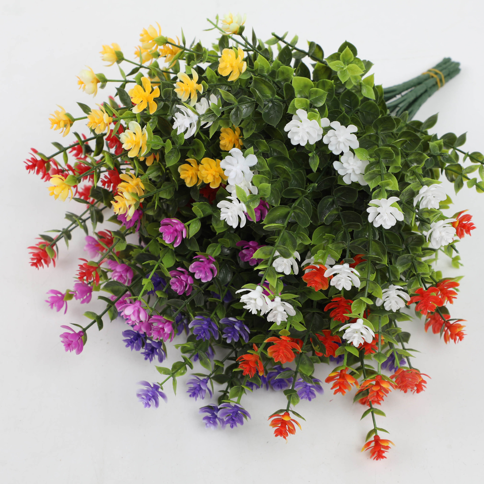 Эвкалипт искусственный камелия GY003 УФ-стойкие