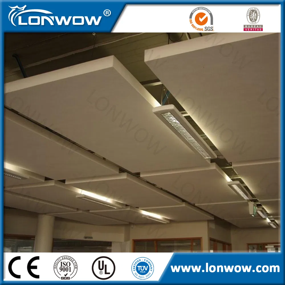 White Fiberglass Soundproof Acoustic Ceiling