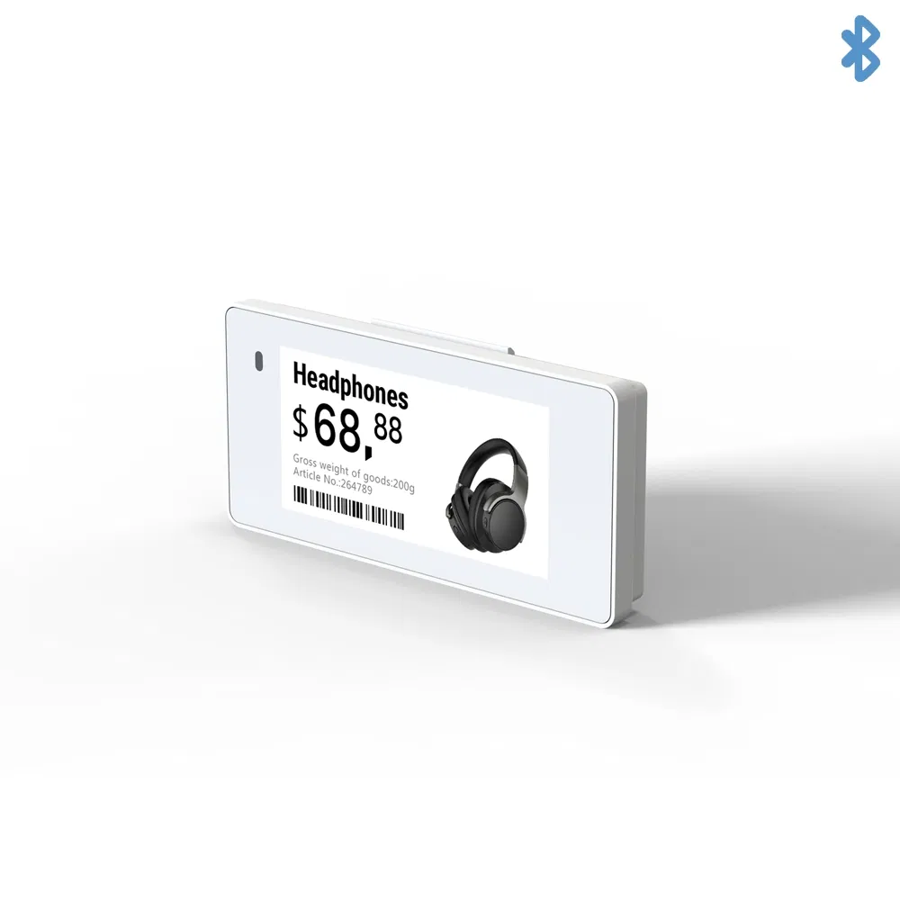 Dyesl 2.13 Inch Black and White Electronic Shelf Label for Retail Tags