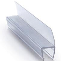 Shower Enclosure PVC Door Seals for 6-12mm Glass Bathroom Water Proof