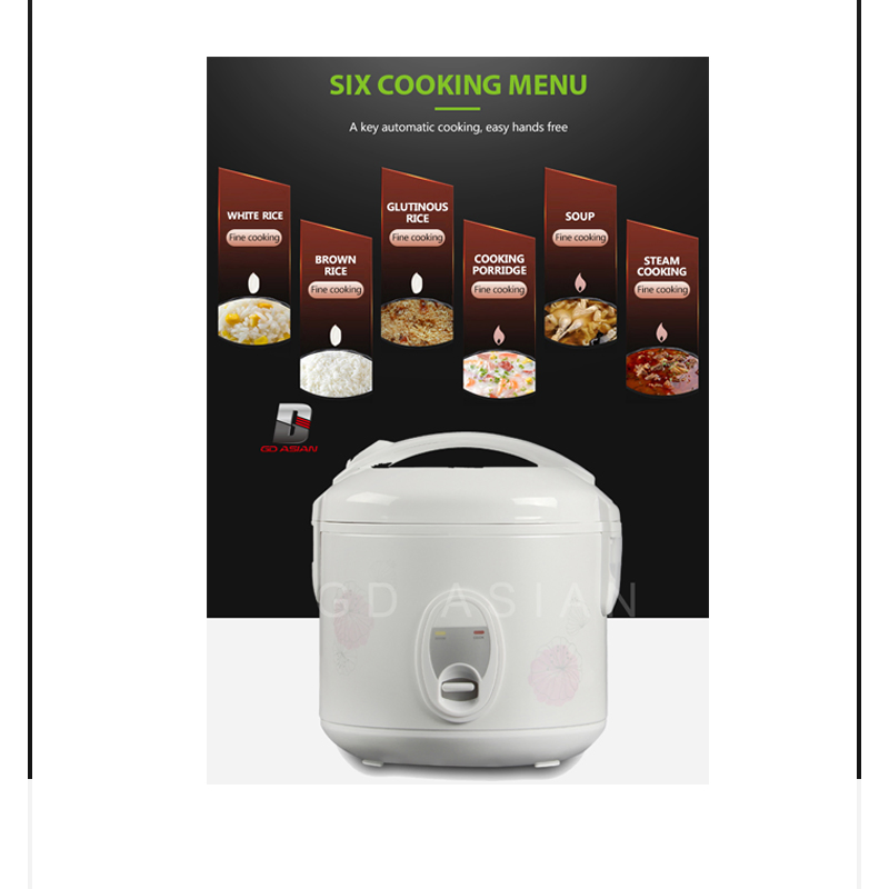 Simple Jar Rice Cooker Mini 0.8L (3 cup) Automatic Smart Electric Ricecooker for Housing 3-6 Person