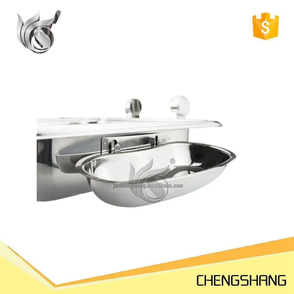 Five Stars Hotel Buffet Reception Common Use Food Heater Stainless Steel Hydraulic Chafing Dish