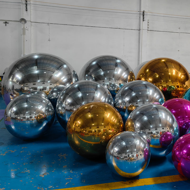 Wholesale Giant Event Decoration PVC Floating Sphere Mirror Balloon Disco Shinny Inflatable Mirror Ball