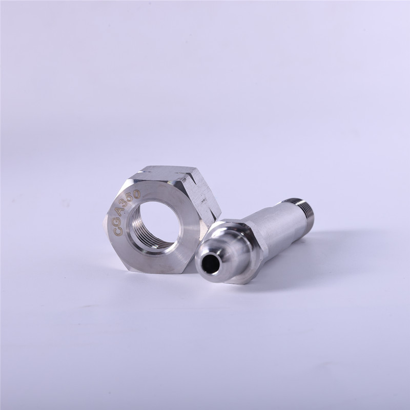 Nai-Lok Stainless Steel 3000psi Cylinder Connector Cga540 for Gas Cylinder Regulator Cylinder Connector