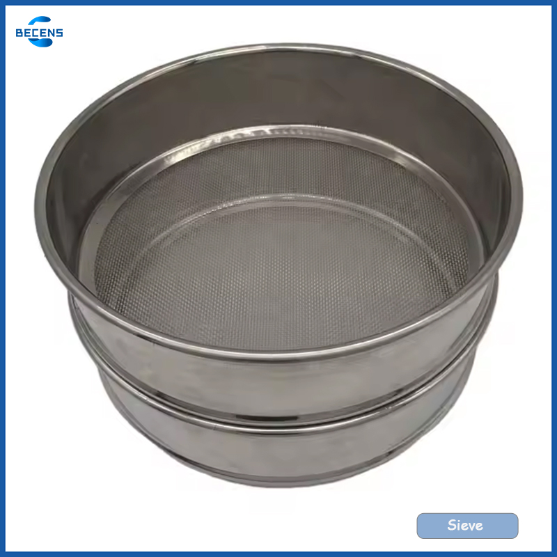 10-50cm 304 Stainless Steel Test Sieves Lab Sieves 45 Micron 325 200 Mesh Round Shape Stainless Steel Lab Test Sieve