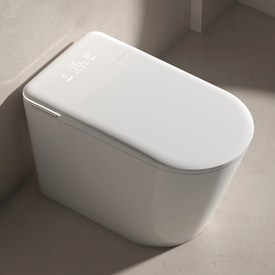 Floor Mounted Intelligent Water Closet U Shape Automatic Ceramic Smart Toilet