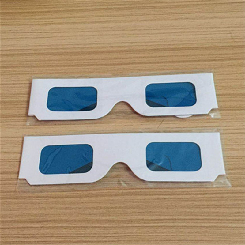3D Red Blue Paper Glasses for Promotion