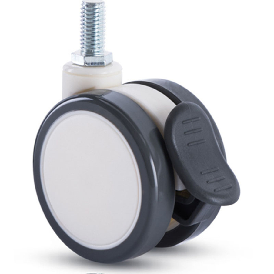 Strong Plate Mount Swivel Hospital Medical Caster