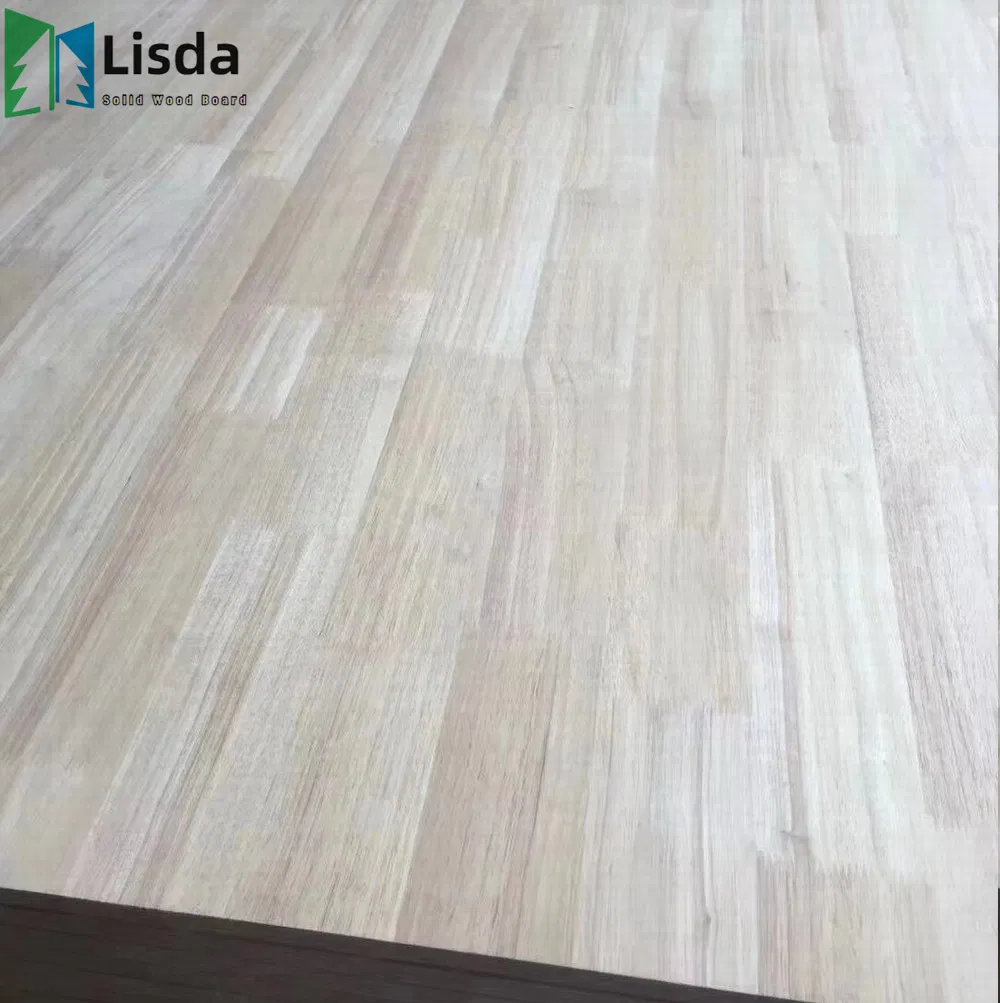 Environment-Friendly Solid Wood Rubber Wood Finger Joint Planks