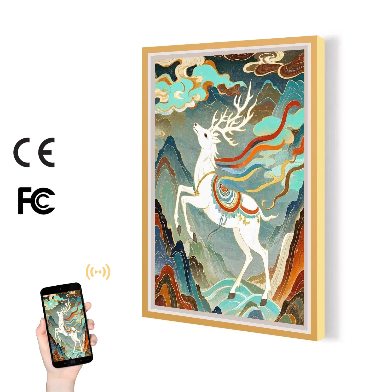 Large High-Quality Video Wall Display with Android Operating System