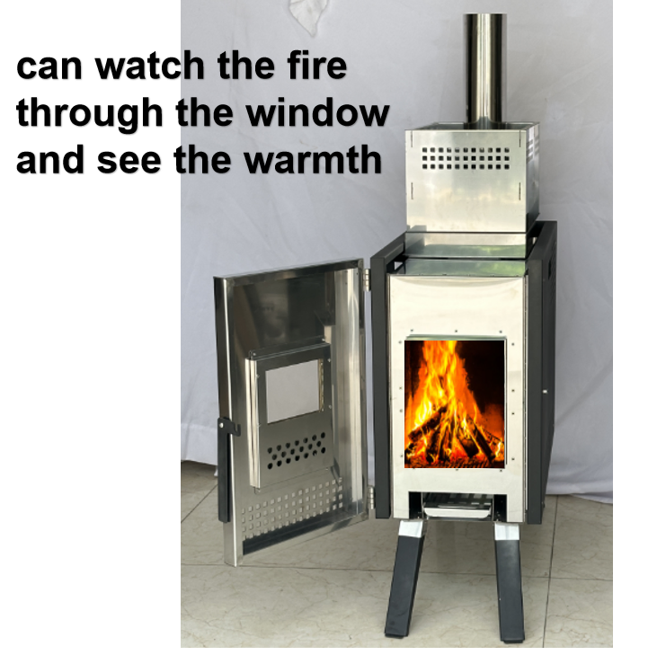 Diooist Outdoor Traditional Stove Sauna Equipment Modern Design Wood Burning Stove