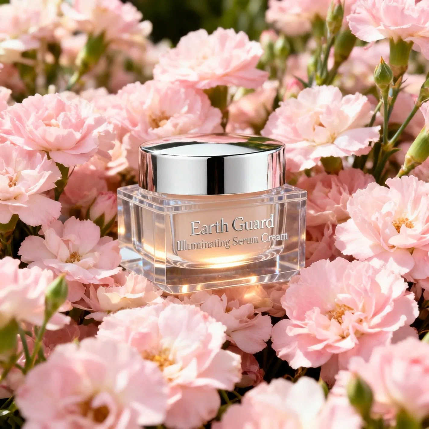 Plant-Based Pollution Shield and Calming Isolation Face Cream with Sodium Hyaluronate and Herbal Extracts