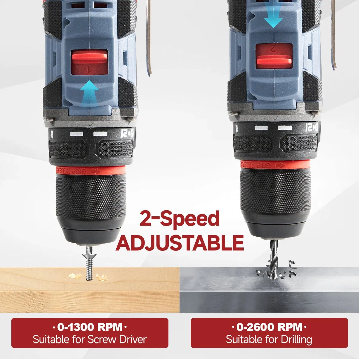 Аккумуляторная дрель Cisivis 21В 65Нм