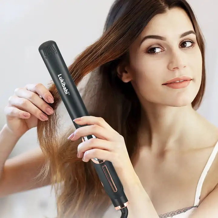 Mch Quick Heating LCD Digital Display Hair Flat Iron Intelligent Timing Shutdown Hair Straightener