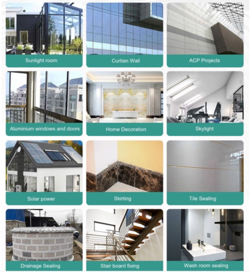 Netural Gp RTV Glass Sealant Glue Waterproof Clear Silicone Sealant for Window