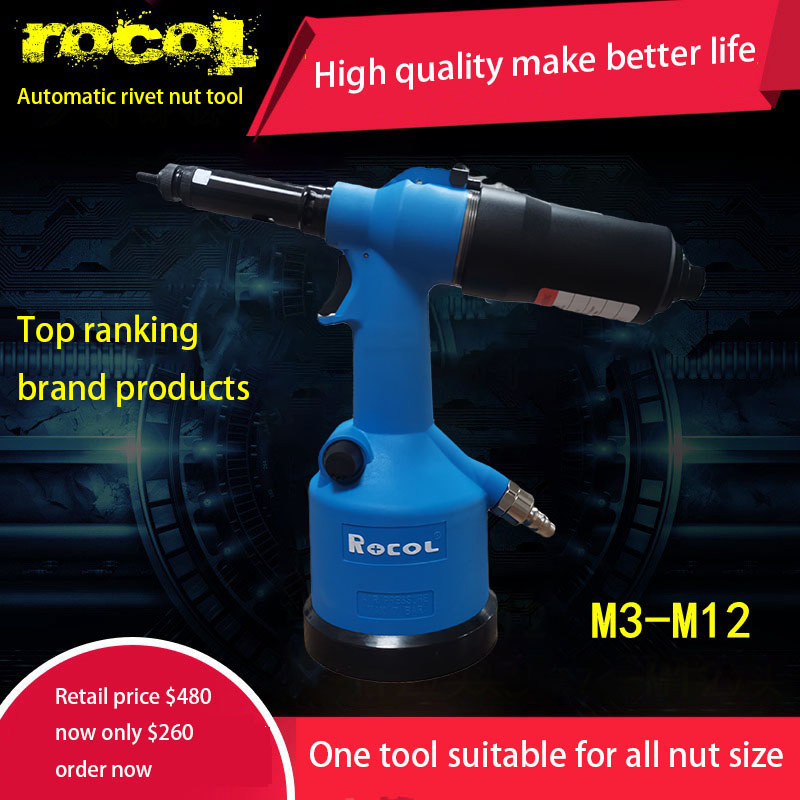 Mandreal Change Rivet Nut Tool Pneumatic Nutsert Gun