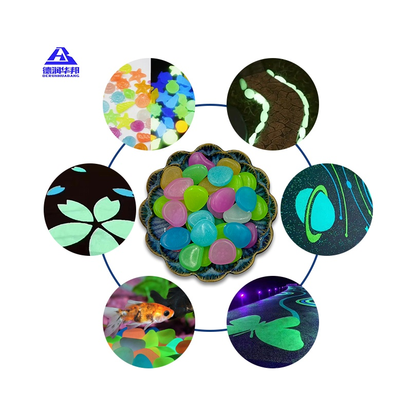 Glowing Resin Particle for Daily Decoration Design