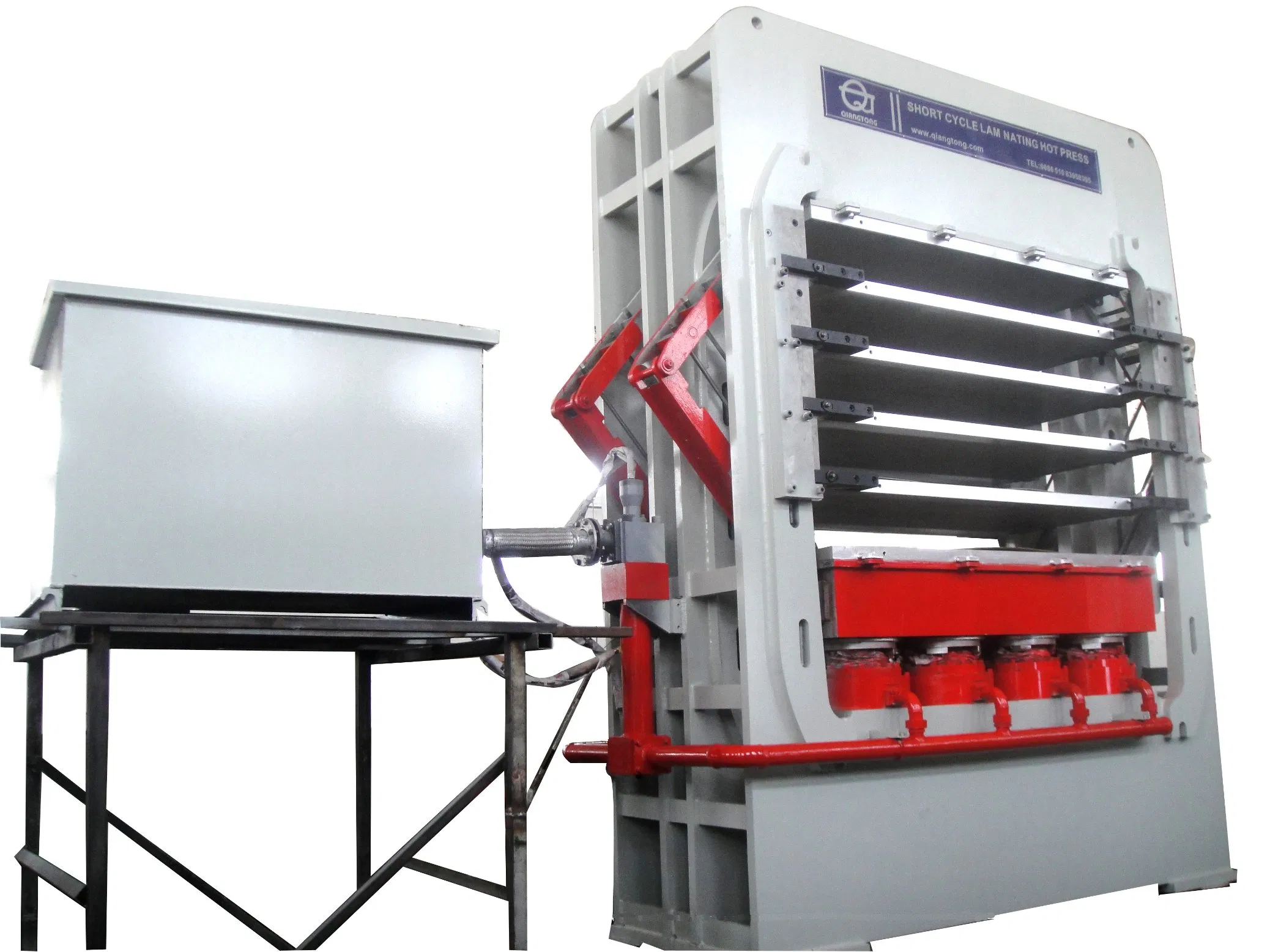 Durable Melamine Moulded Door Skin Hot Press Machine for Laminating Melamine Door Skin