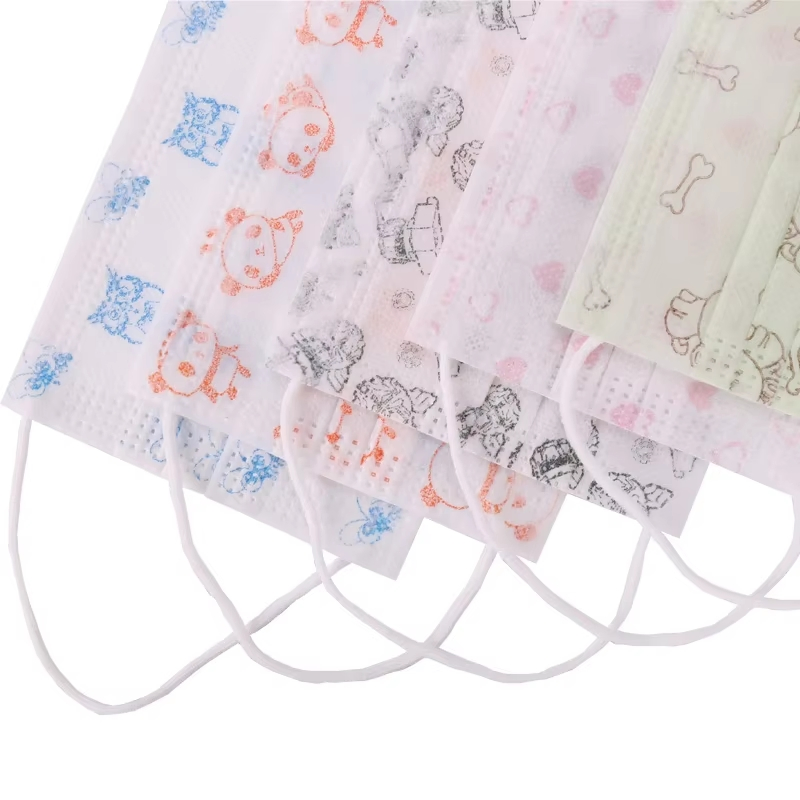 Cheap Price Non Woven Fabric Face Mask Disposable Face Mask Colorful 3 Layers Disposable Mask