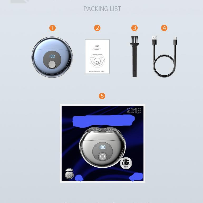 Best Selling Waterproof Electric Shaver 2218 Personal Care Razor