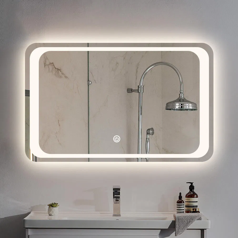 Greenfrom Bathroom Backlit Mirror Large LED Wall Mirror High Class Hotel Mirror
