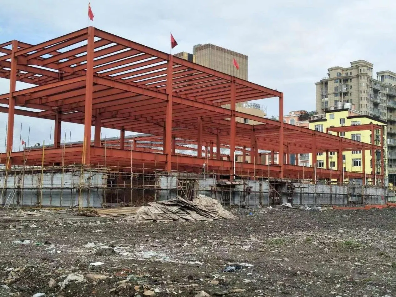 Multi-Story Prefabricated Building Steel Structure Building Steel Frame Prefab House