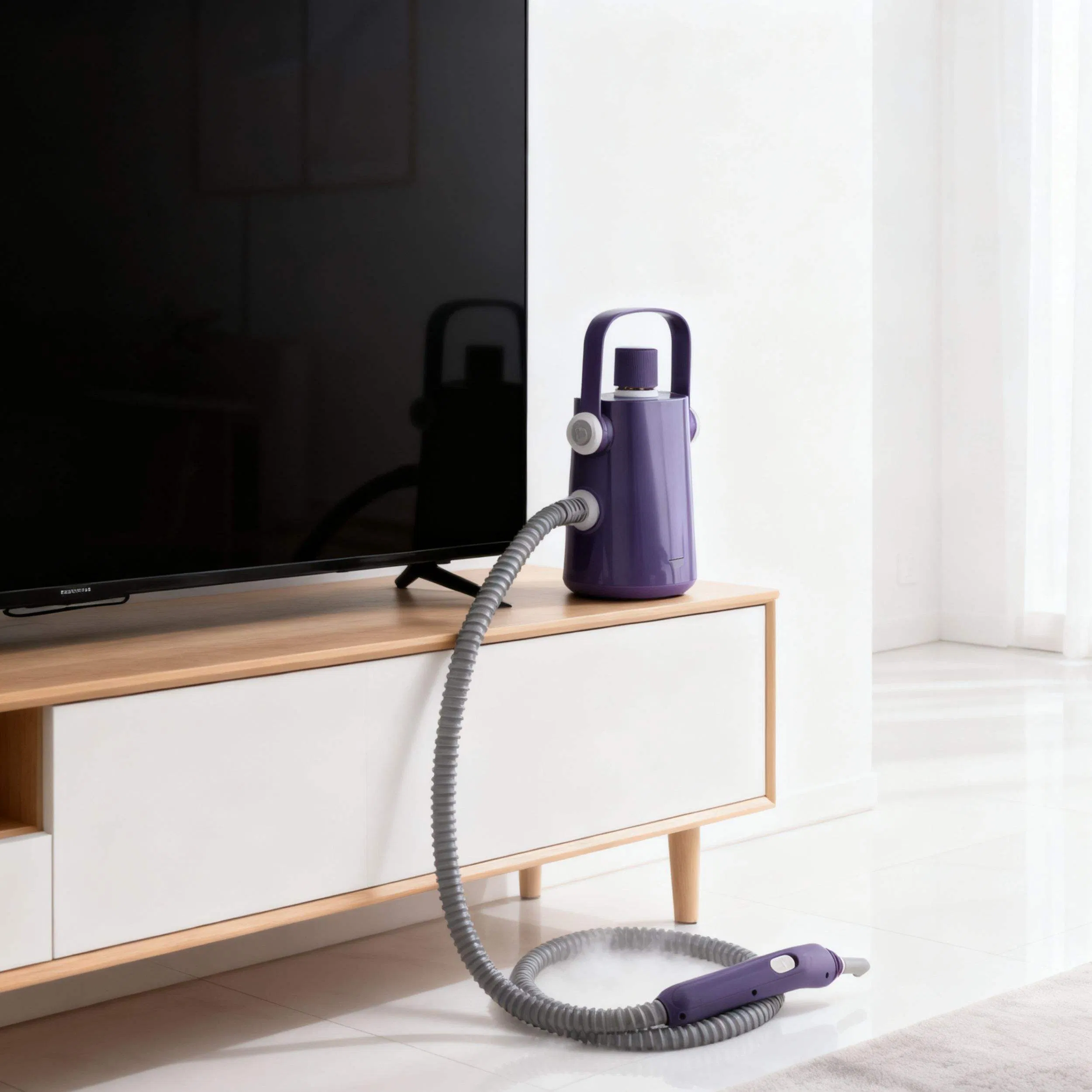 Longbank New Professional Multifunction Electric Handheld 1000W 3.5 Bar High Pressure Temperature Steam Cleaner Machine