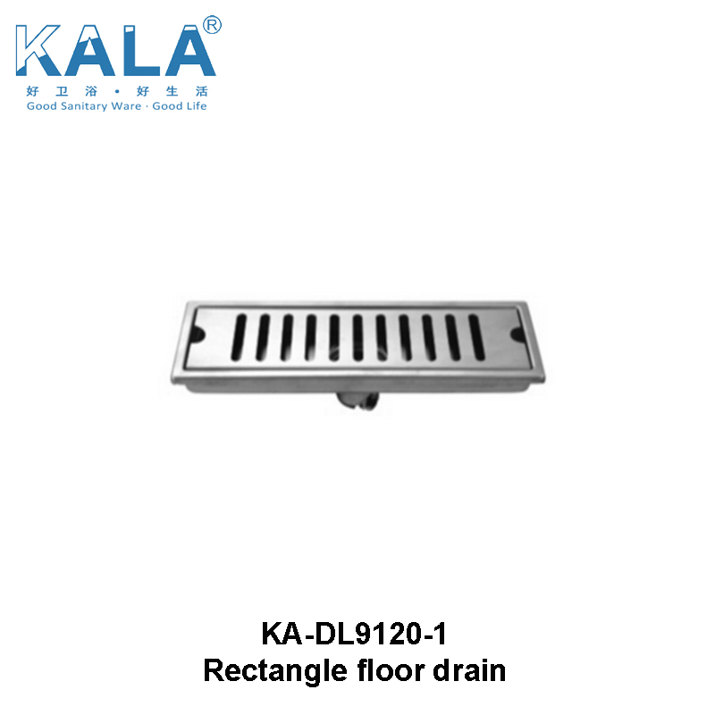 Прямоугольный напольный трап Kala из нержавеющей стали 304