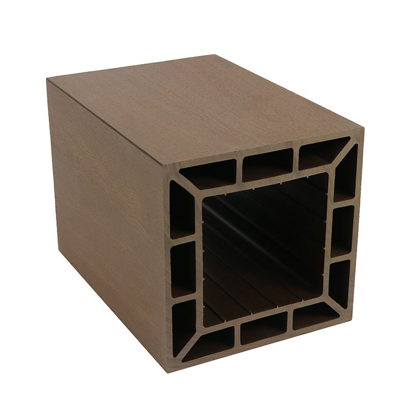 Outdoor Wood Plastic Composite Railing / 60*40mm WPC Post Railings