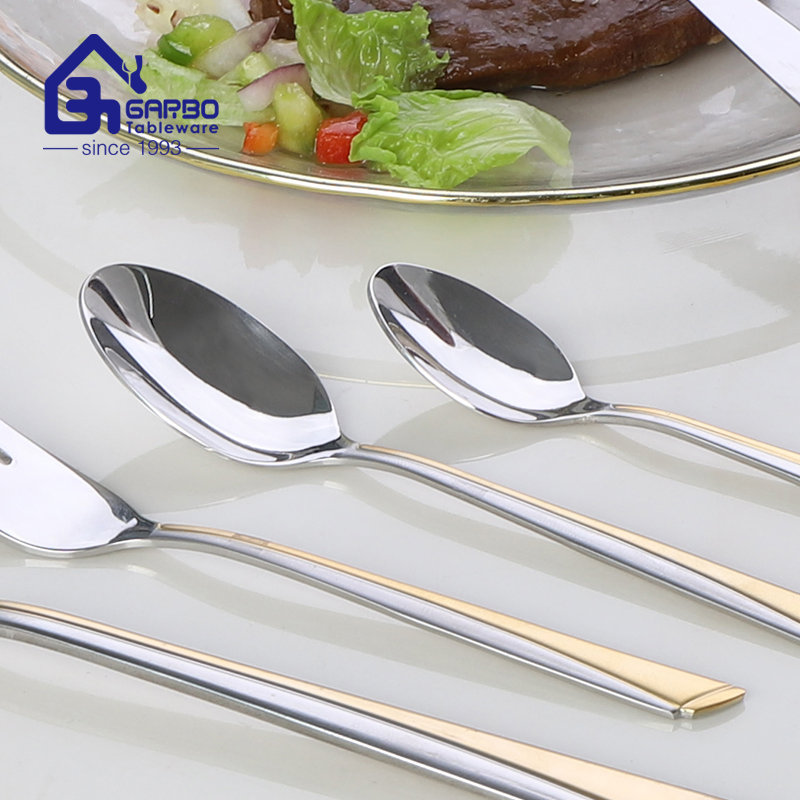 Luxury Gold Plated Cutlery Set Stainless Steel