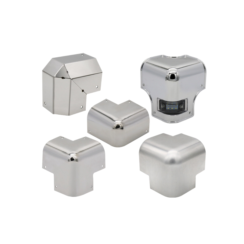 Refrigerated Truck Compartment Corner Edge Stainless Steel Corner Protection Angle Three-Way Corner Junction