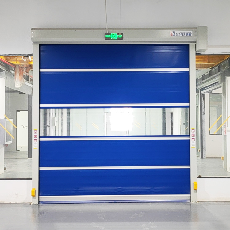 Car Wash High Speed Opening 2.0m/S PVC Plastic Roller Shutter Automatic Door