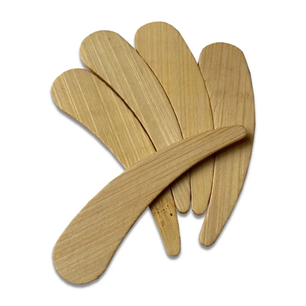 Bamboo Mini Size Make-up Spoon Facial Cream Scoop Face Cosmetic Spatula