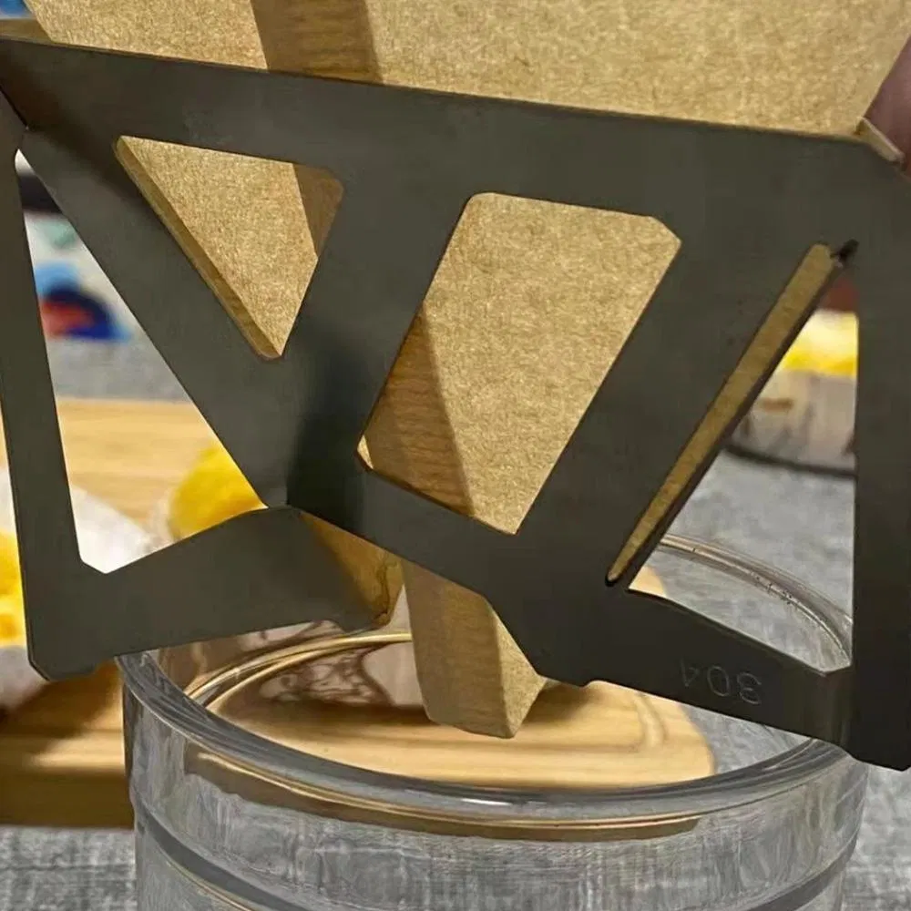 Stand Stainless Steel Coffee Filter Cup Portable Coffee Drip for Camping Hiking Travel Use Bl21873