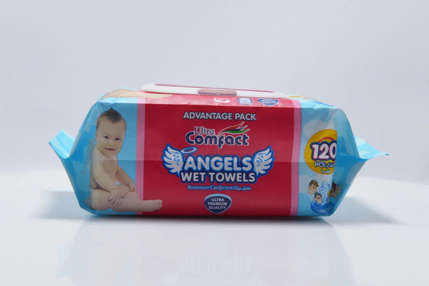 Wholesale with Cover Disposable Large Pack 120 PCS Soft Baby Wet Wipe