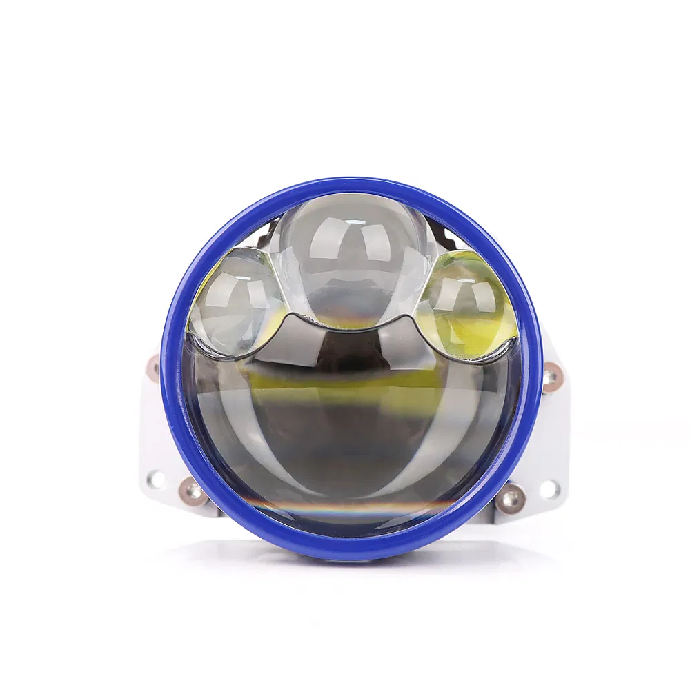 Би-ЛЕД проектор 3 дюйма H4 с лазером, 6000K