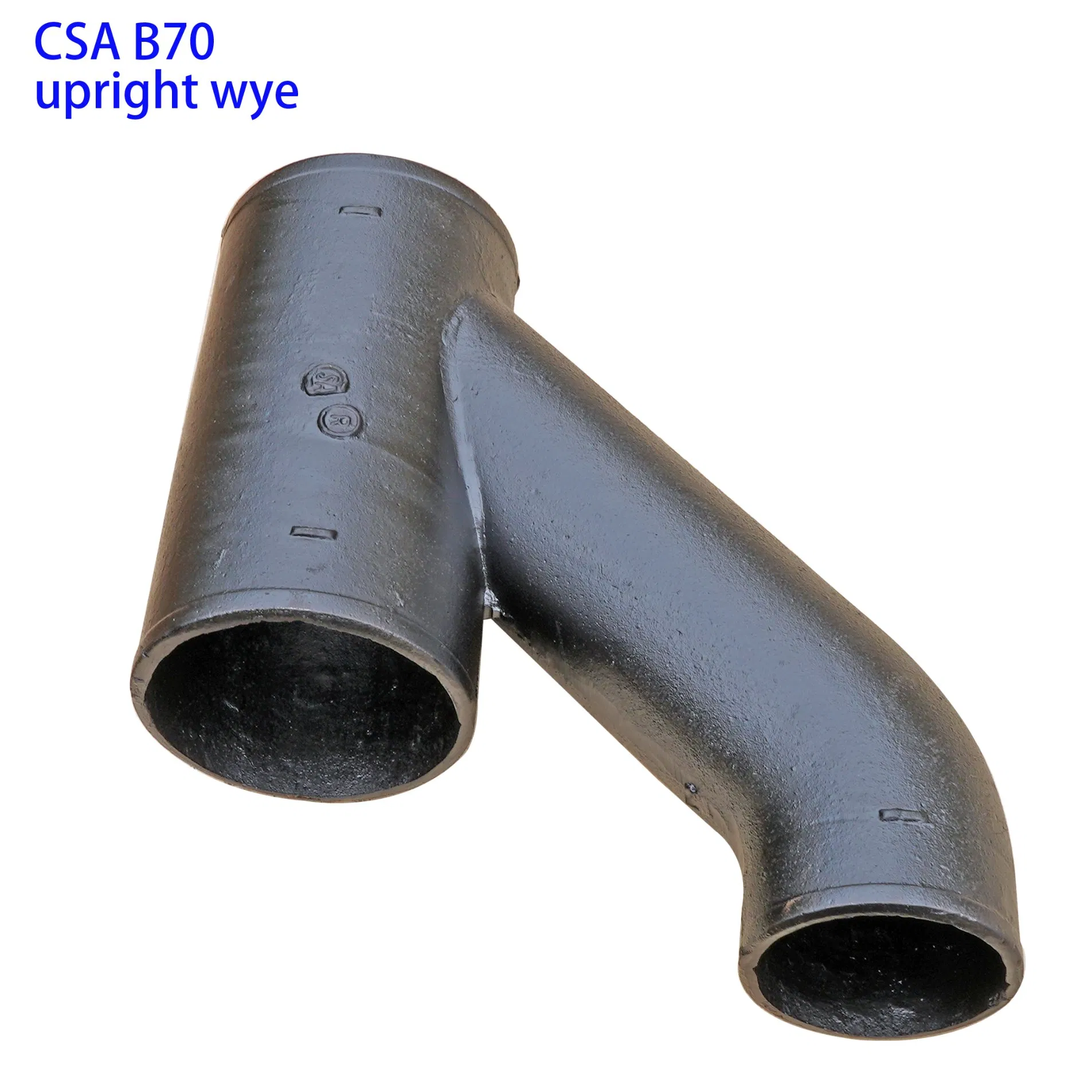 Canadian Standard CSA B70 Cast Iron Fitting Upright Wye