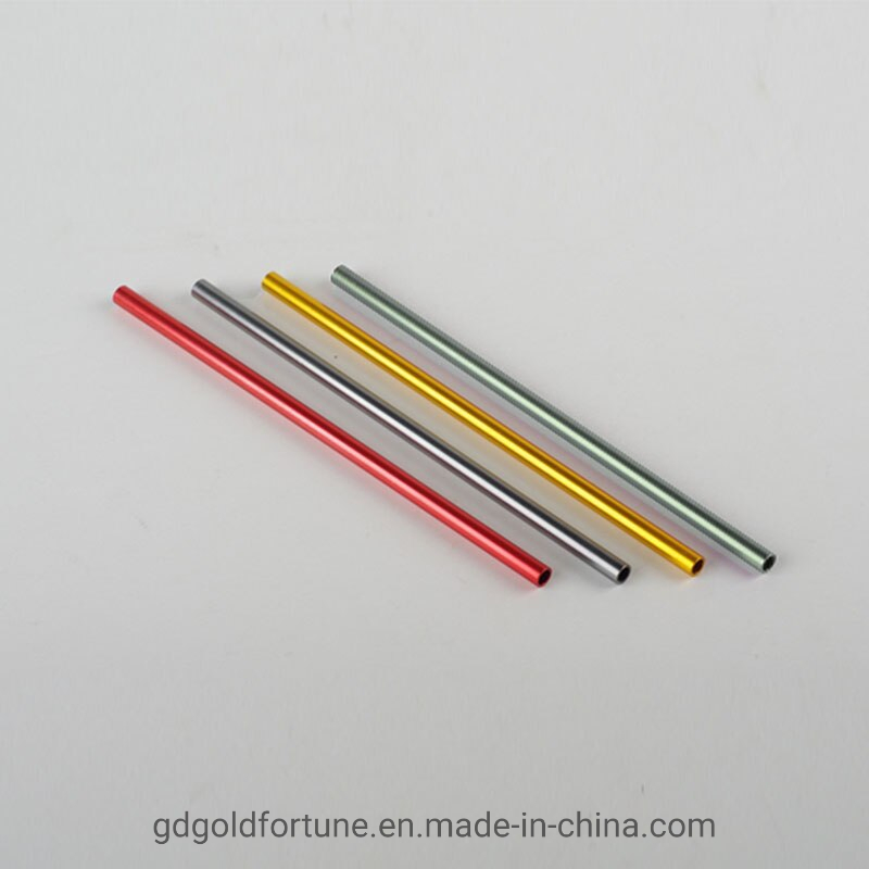 Disposable Soft Aluminum Straw Eco Friendly Metal Drinking Straw