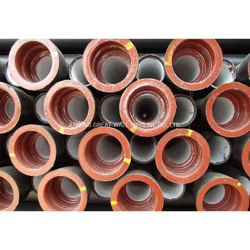 Premium ISO2531 Red Fusion Bonded Epoxy Coating Ductile Iron Pipe