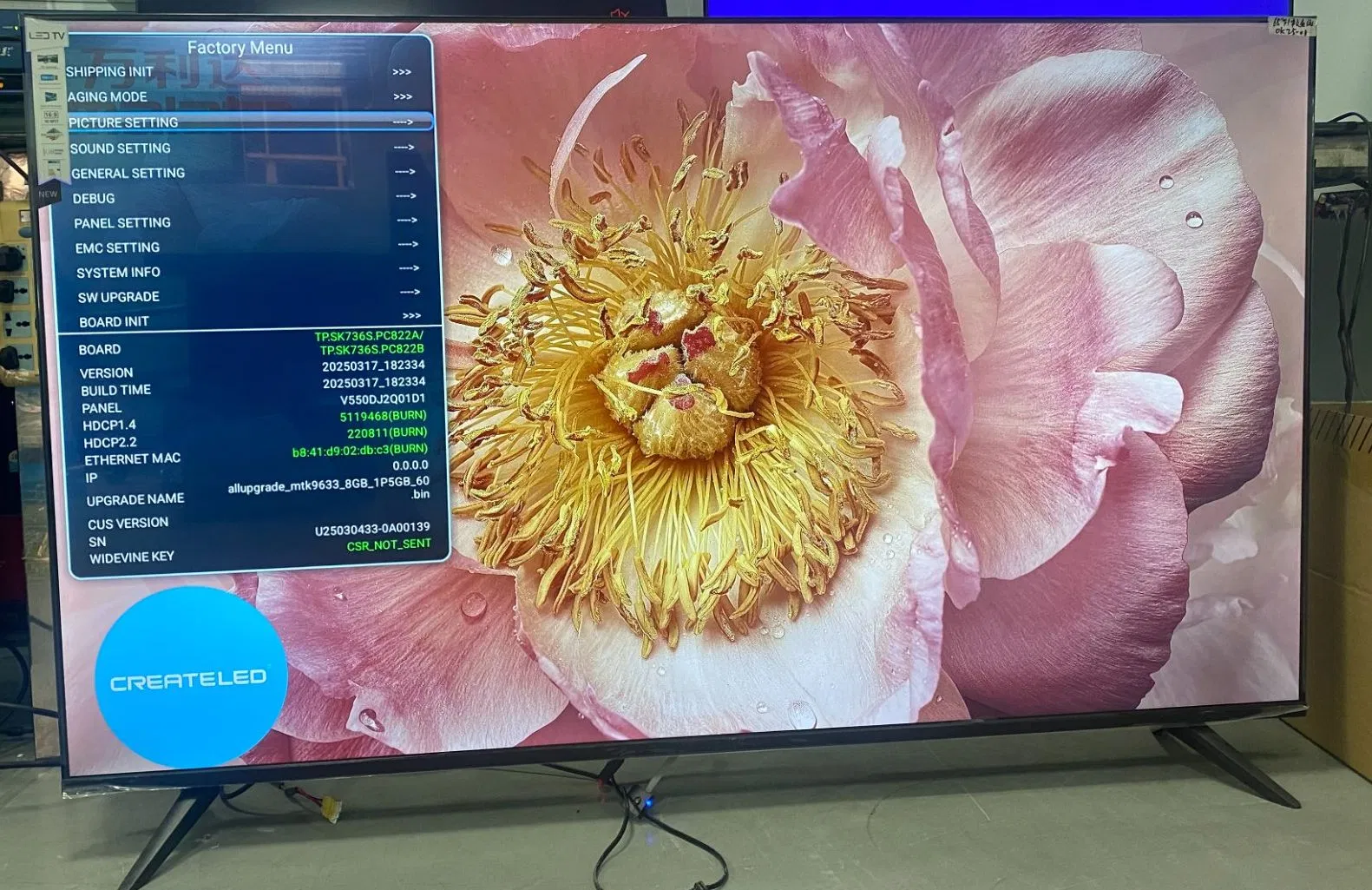 Hot Selling Frameless 32 Inch HD Smart Digital LED TV